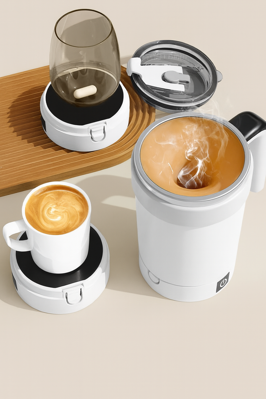 Magnetic Stirring Mug - Rechargeable Mixer Tumbler