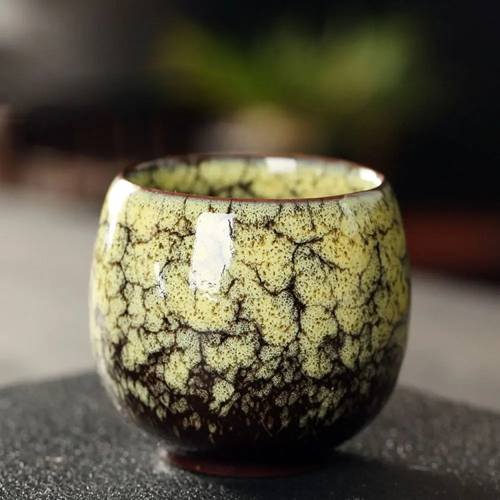 Japanese-Style Kiln-Fired Ceramic Cup