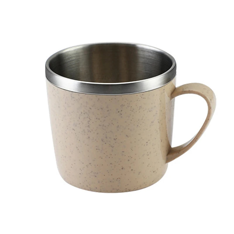 Double Layer Stainless Steel Drinking Mug
