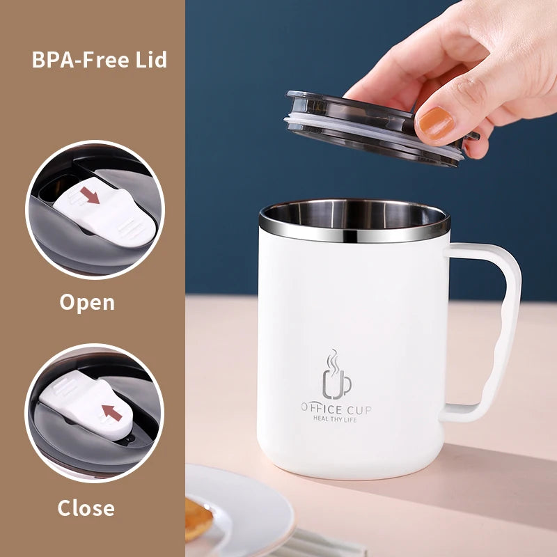 Double-Layer Stainless Steel Travel Mug 500ml