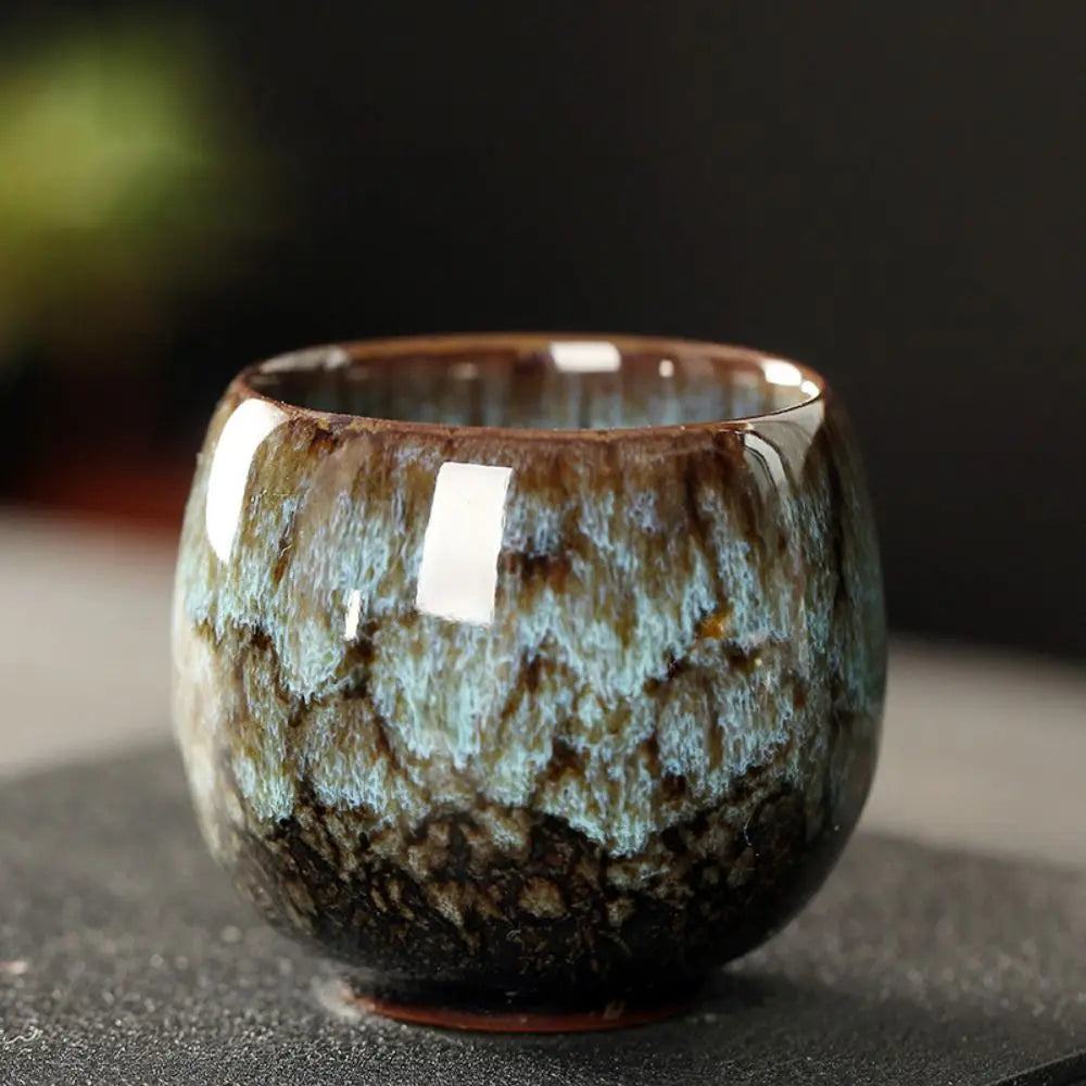 Japanese-Style Kiln-Fired Ceramic Cup