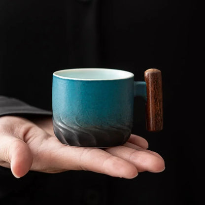 Retro Ceramic Coffee Cup