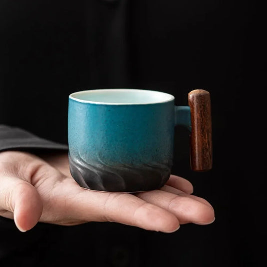 Retro Ceramic Coffee Cup