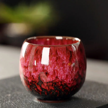 Japanese-Style Kiln-Fired Ceramic Cup