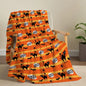 Cozy Halloween Throw Blanket