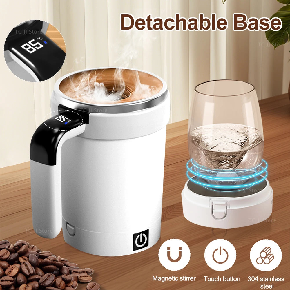 Magnetic Stirring Mug - Rechargeable Mixer Tumbler