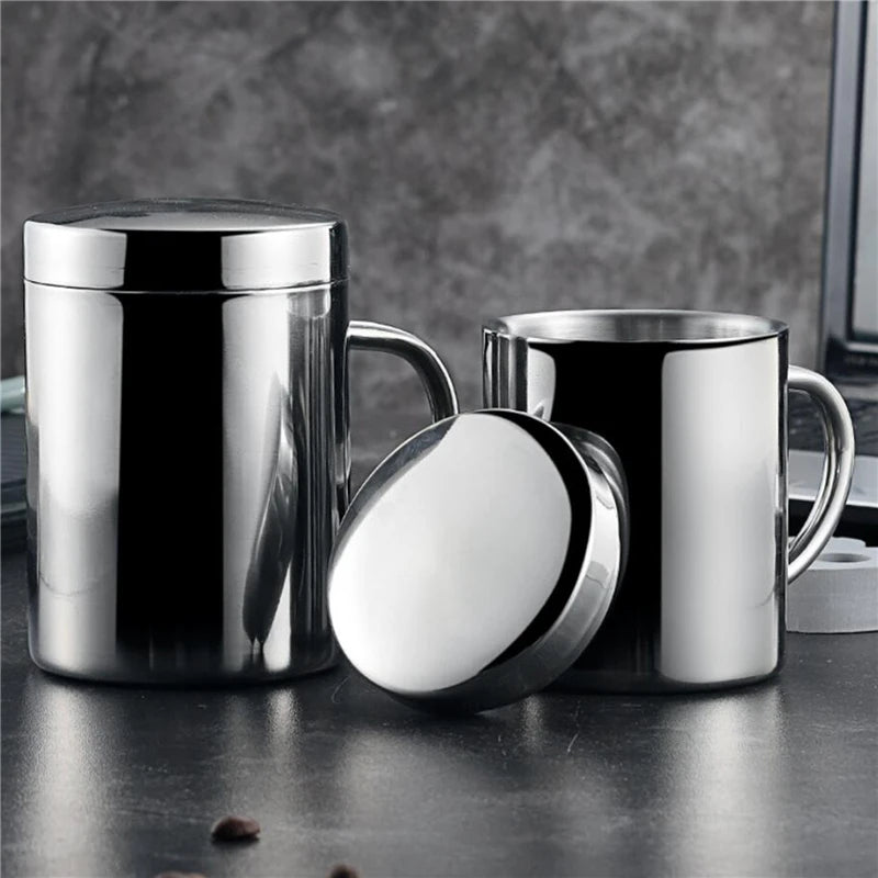 Steel Sipper Mug with Lid