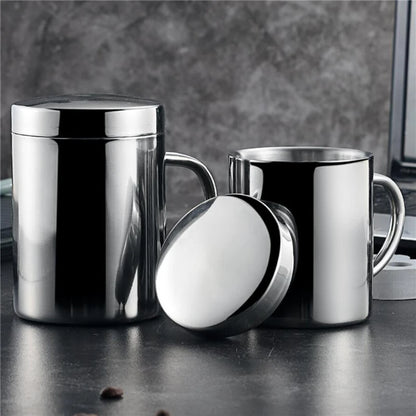 Steel Sipper Mug with Lid