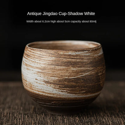 Japanese Style Handmade Stoneware Tea Cup