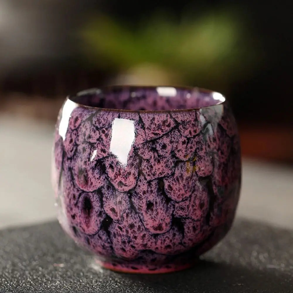 Japanese-Style Kiln-Fired Ceramic Cup