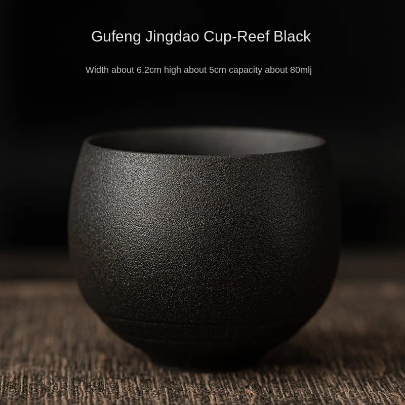 Japanese Style Handmade Stoneware Tea Cup