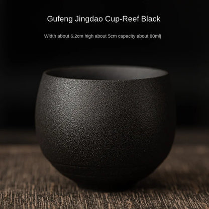 Japanese Style Handmade Stoneware Tea Cup