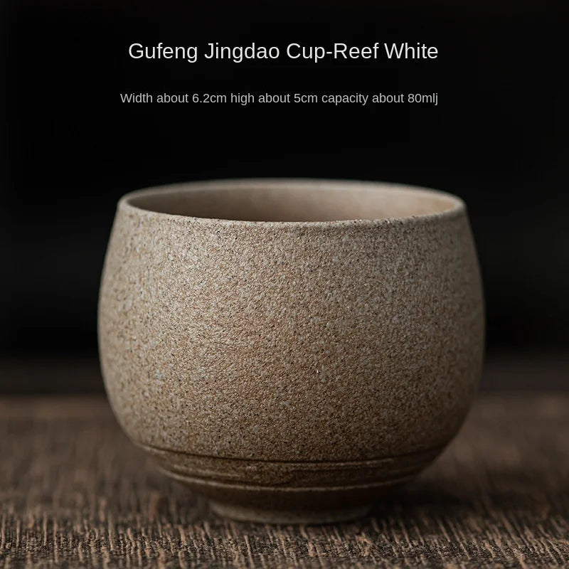 Japanese Style Handmade Stoneware Tea Cup