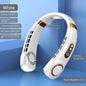 2025 Portable Bladeless Neck Fan – Rechargeable, 5-Speed Cooling with Digital Display