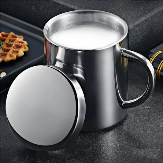 Steel Sipper Mug with Lid
