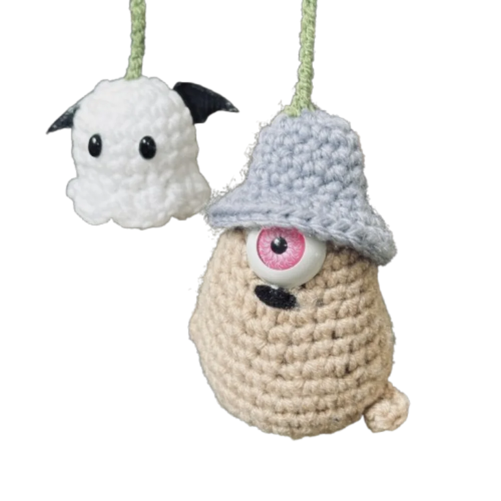 Handmade Crochet Halloween Hanging Pendant