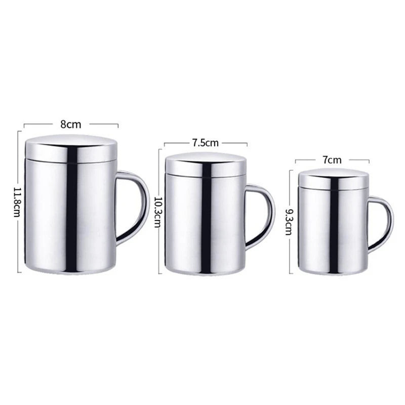 Steel Sipper Mug with Lid