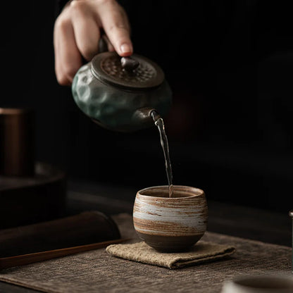 Japanese Style Handmade Stoneware Tea Cup