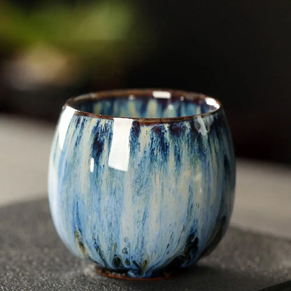 Japanese-Style Kiln-Fired Ceramic Cup