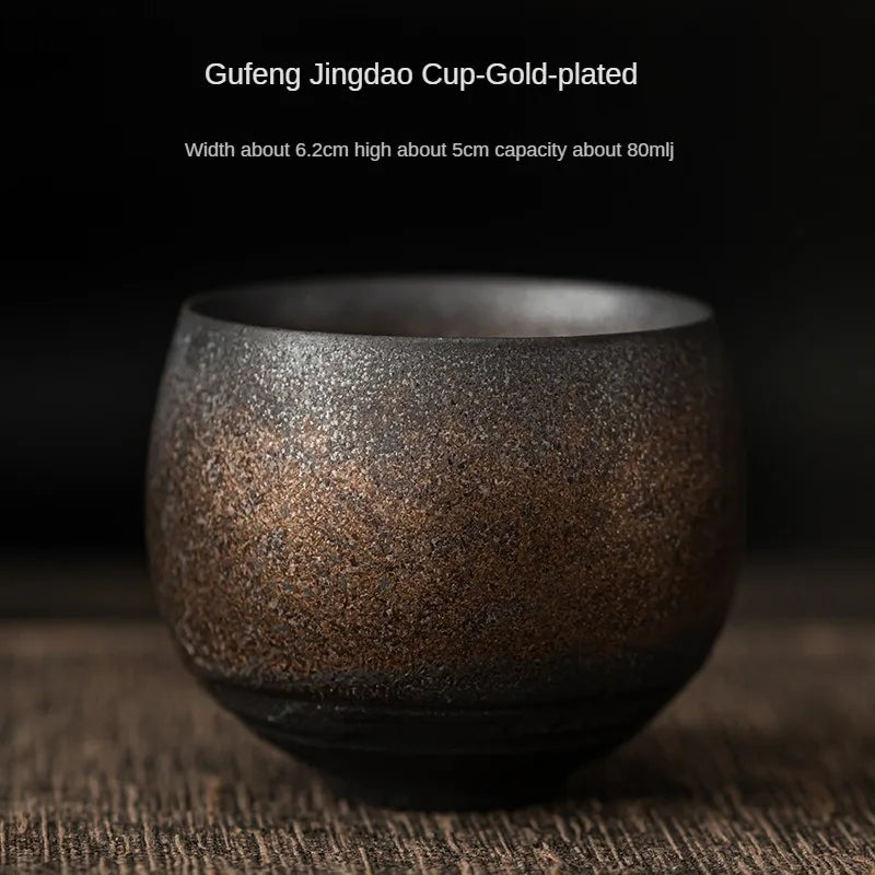 Japanese Style Handmade Stoneware Tea Cup