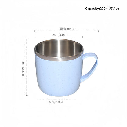 Double Layer Stainless Steel Drinking Mug