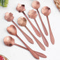 8-Piece Stainless Steel Flower Teaspoon Set