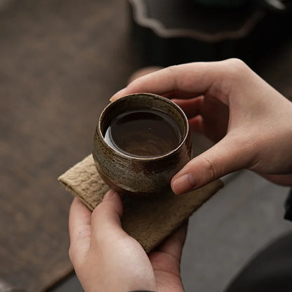 Japanese Style Handmade Stoneware Tea Cup