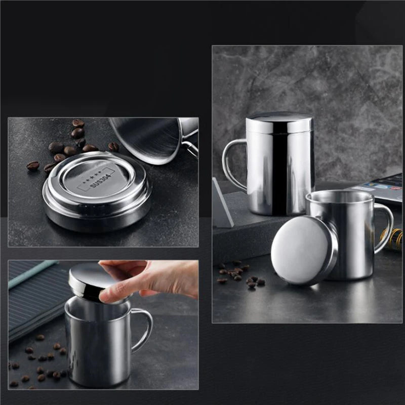 Steel Sipper Mug with Lid