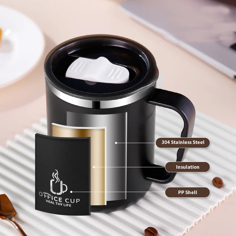 Double-Layer Stainless Steel Travel Mug 500ml