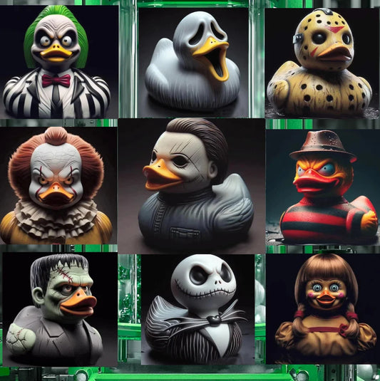 Classic Horror Movie Character Ducks